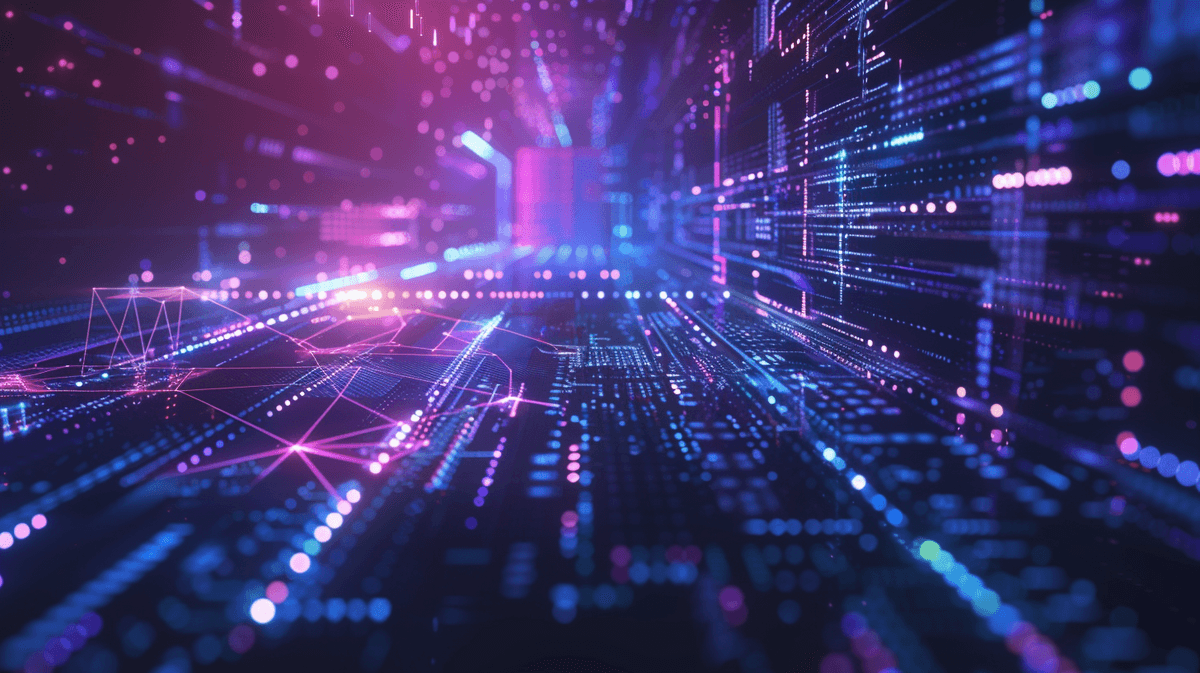 Digital transformation background